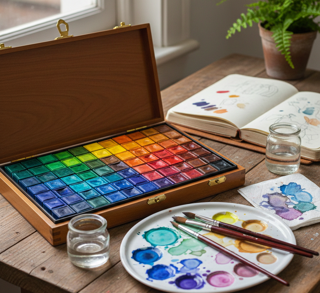 Deluxe Watercolor Paint Set