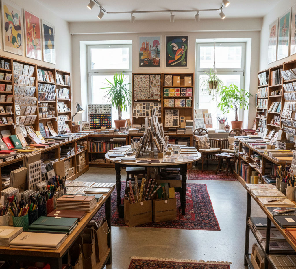 Shomxellath stationery store interior